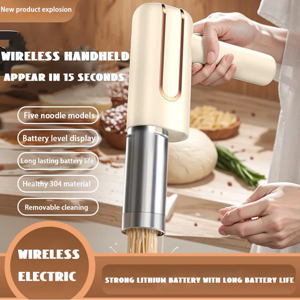 Home Appliances Smart Screen Display Power Multifunctional Noodle Machine Wireless Handheld Portable Breakfast Machine