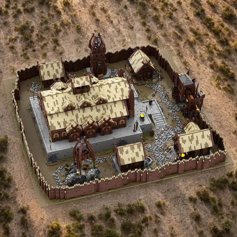 Edoras Set Edoras Rohan Town Set completo – 8 edificios, 23,240 piezas y ...