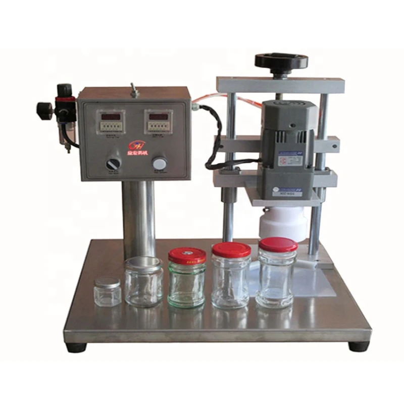 

Tabletop electric capper machine for glass jar