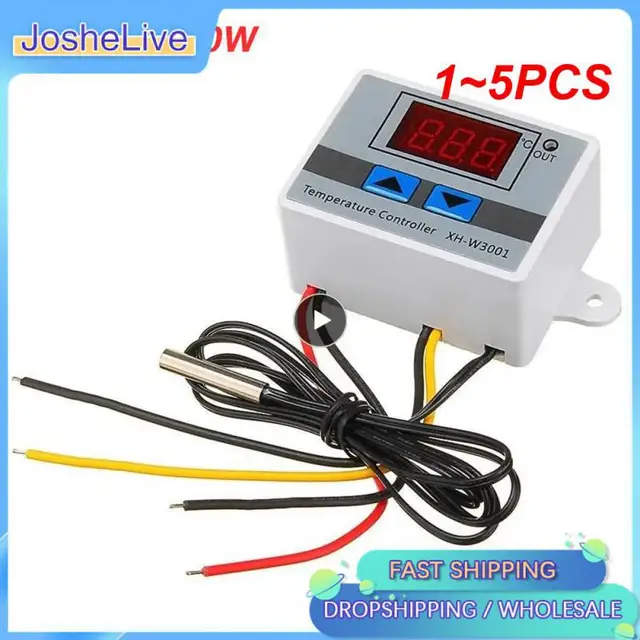 1~5PCS 24V 110-220V Professional W3002 Digital LED Thermostat Thermostat Regulator Thermostat Control Switch Instrument