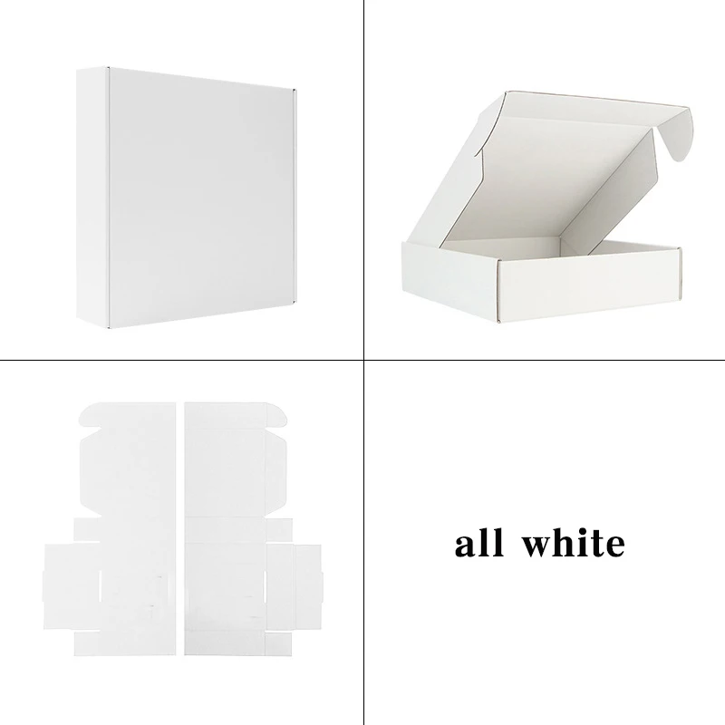 15Pcs White 3-Layer Cardboard Gift Box Surprise Lucky Express Box Custom Wholesale Folded Present Packaging Box for Pajamas/Wigs 9 Sc9212cade4204f34b9b8a15984af5855r