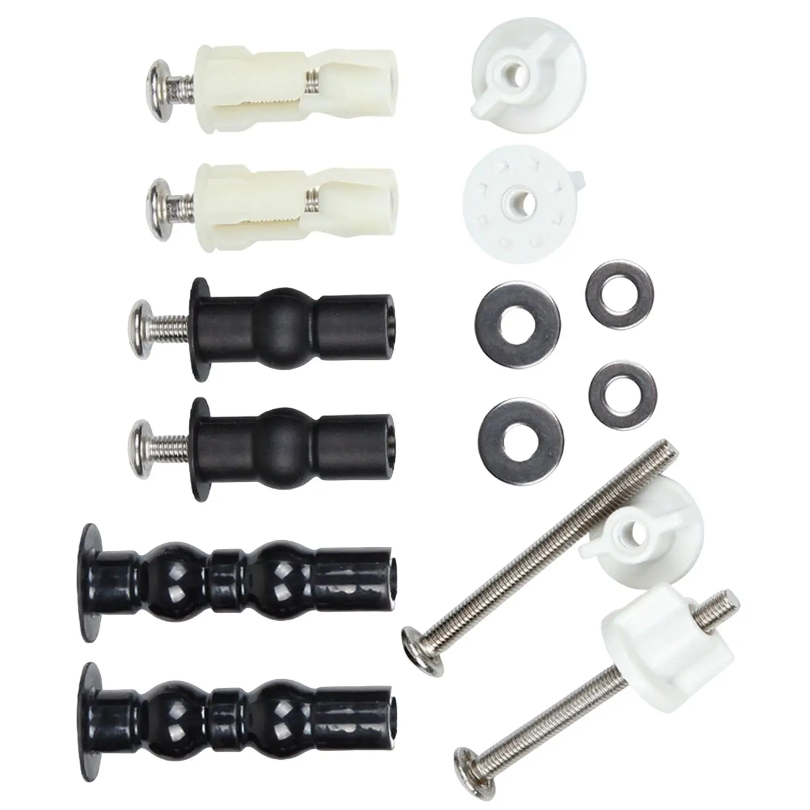 Replacement Toilet Seat Bolts, Hardware, Toilet Seat Parts, Easy Install Fixing Kit, Expanding Nuts, Bolts,