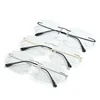 Men Ultra Light Myopia Glasses Small Square Frameless Anti-blue Light Near Sight Glasses Ultra Light Unisex Short Sight Glasses 3