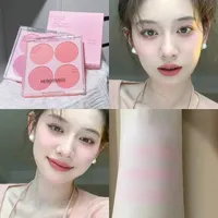HERORANGEHR561 Sweet Four-color Powder Blusher, A Box Of Four Color, Durable, Not Easy To Smudge, And Perfect Makeup, A Must 1