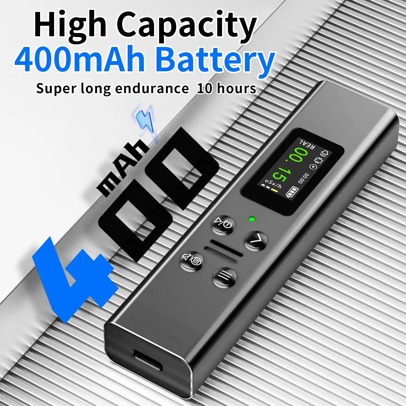 High Precision Geiger Counter Nuclear Radiation Detector X-ray &gamma;-ray &beta;-ray Radioactivity Detector Personal Dosimeter Rechargeable