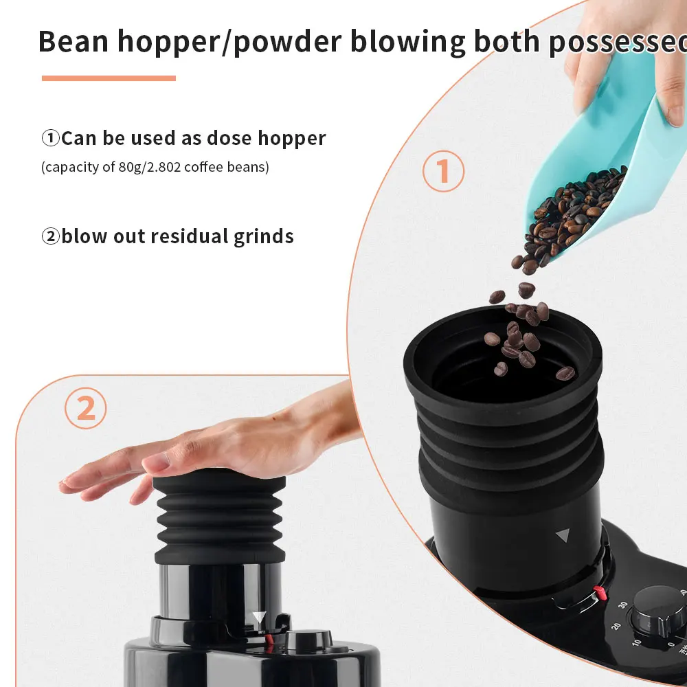 Breville Coffee Machine Accessories Single Dose Hopper Coffee Grinder Air  Blower Hopper Bellows - AliExpress