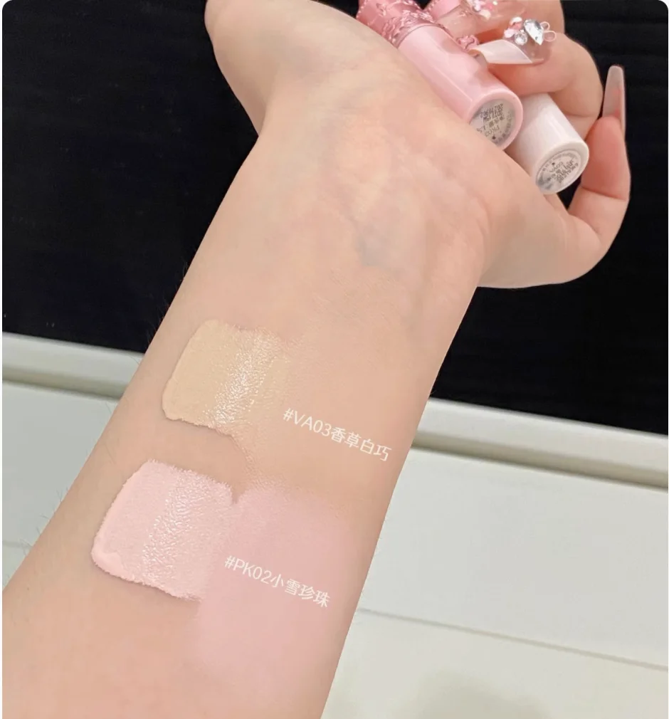 Flower Knows Liquid Concealer Highlighter and Cute Mini Size Midsummer Fairytales Collection High Coverage Brightening liquid concealer makeup concealer face concealer