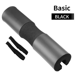 Enhanced Non-Slip Barbell Shoulder Pad for Weightlifting and Strength Training (Black)