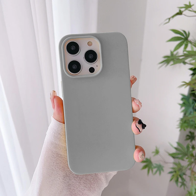 Vibrant Silicone Matte Soft Case - Luxury Ultra Thin Back Cover Shell