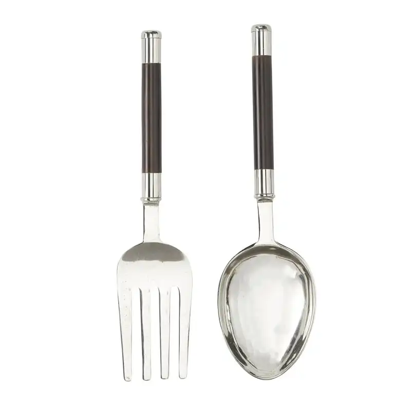 

Aluminum Spoon and Fork Utensils Wall Decor (2 Count)