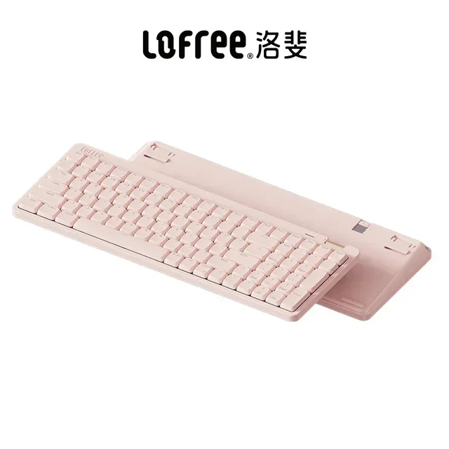 Lofree flow lite tri-mode gaxeta teclado mecânico de baixo perfil