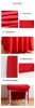 White Chair Covers Pleated Polyester Spandex Chair Cover Stretch Slipcovers for Wedding Party Dining Banquet Hotel Decoration 2