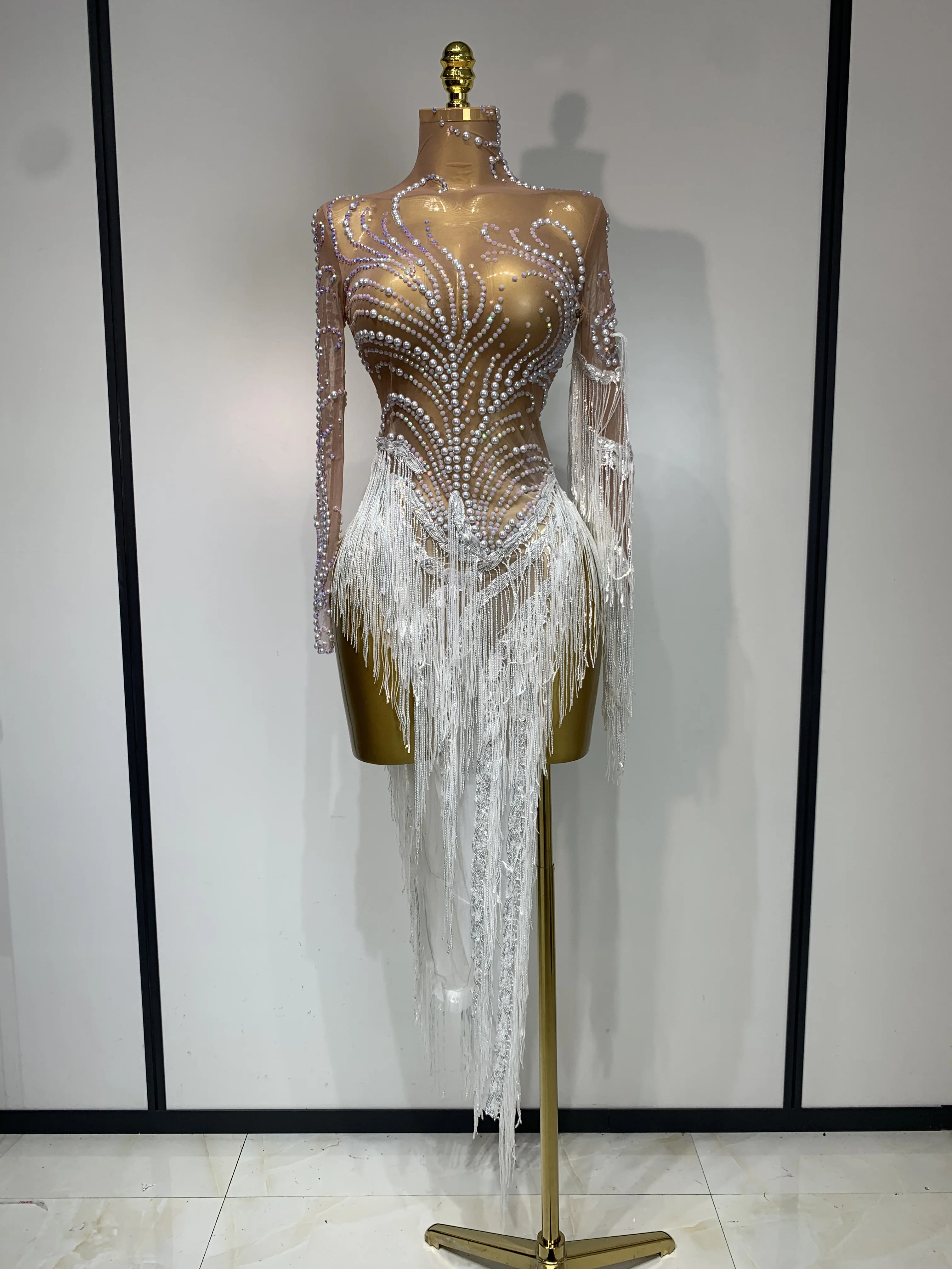 chinese dress ladies Amazon.com: meilun Women's Strapless V Neck Sequin Midi Dress Tassel Fringe  Prom Evening Party Dress(Silver,XS) : Clothing, Shoes & Jewelry