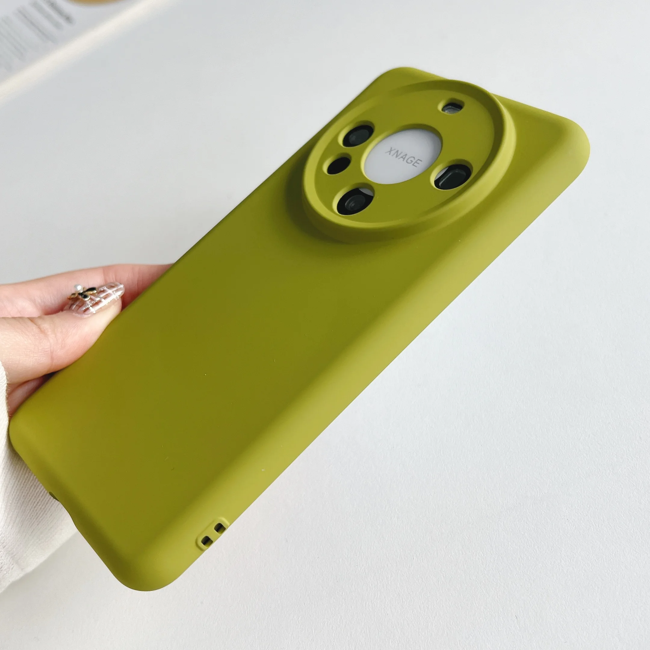 Premium Soft Liquid Silicone Magnetic Case – Luxurious Protection with MagSafe Compatibility