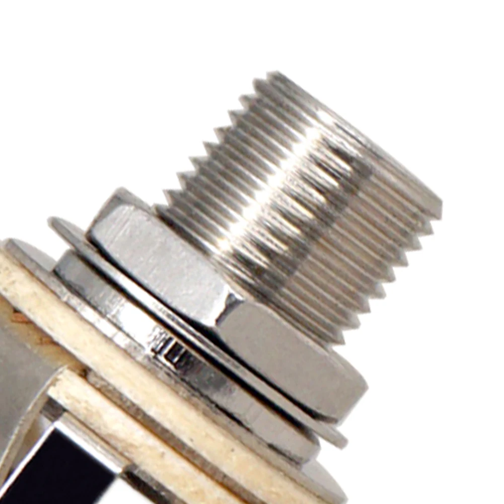 2Pcs 1/4 Inch 6.35Mm Guitar Pickup Output Jack Stereo Socket Parts Mono Jack Socket for Electric Bass