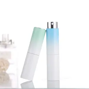 Empty Mouth Freshening Spray Bottle Press Portable Perfume Spray Bottle ABS Gradient Color Perfume Dispenser Empty Bottle Women