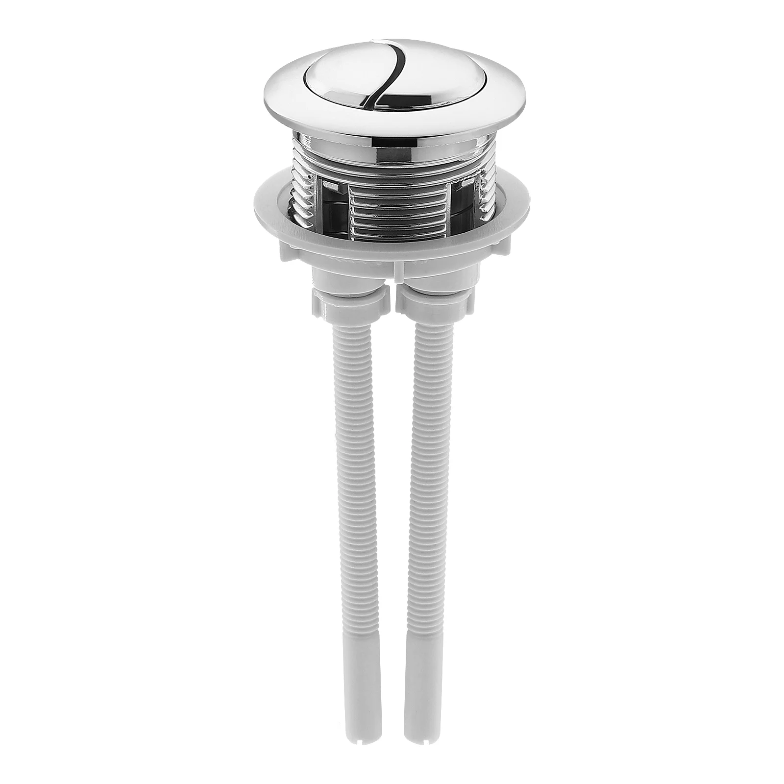 

Water Tank Replacement Dual Push Toilet Button Valve 38mm Flush Round Head Flushing for