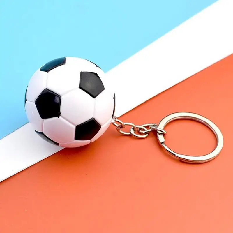  Tennis Racket Keychain Cute Sport Mini Keychain Pendant Car Keyring Sport Souvenir Volleyball Football