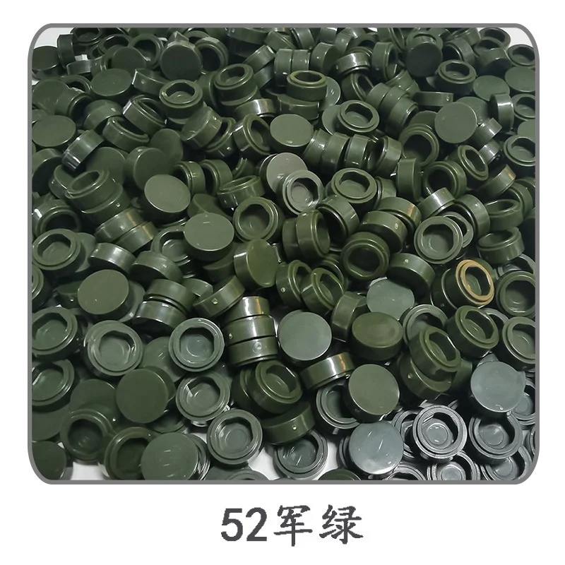 500-Piece Round Tile Set for Mosaic Art and Creative Building