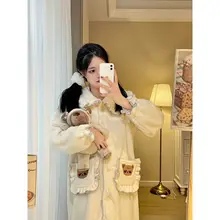 

Autumn and Winter New Style Japanese Doll Collar Trendy Cardigan Simple Cute Sweet Top Plus Velvet Thick Thick Warm Top