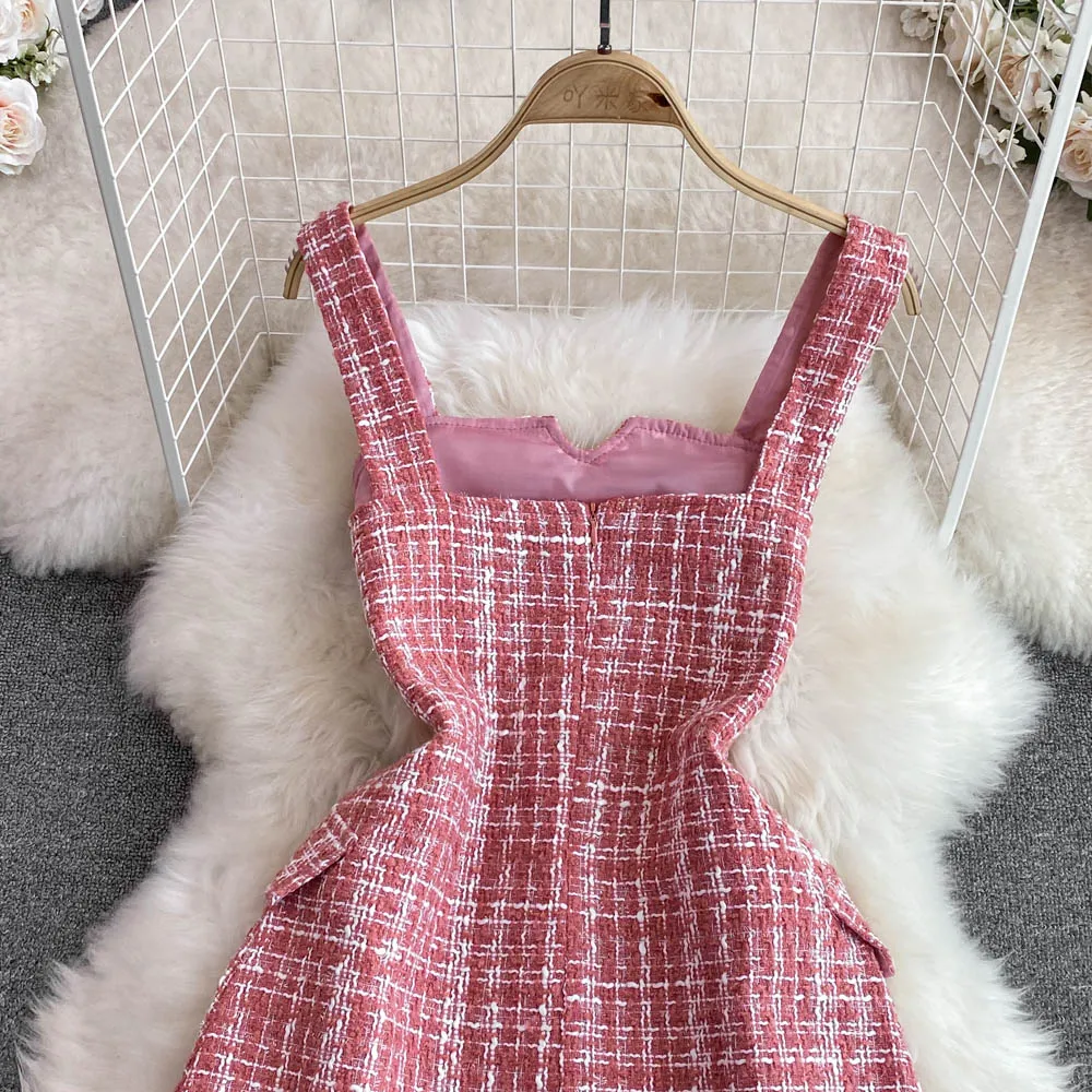 新品　EIMY TWEED DOWN DRESS 2024 PINK S ダウン EIMY DOWN DRESS 2024（ダウンジャケット/コート）｜EIMY