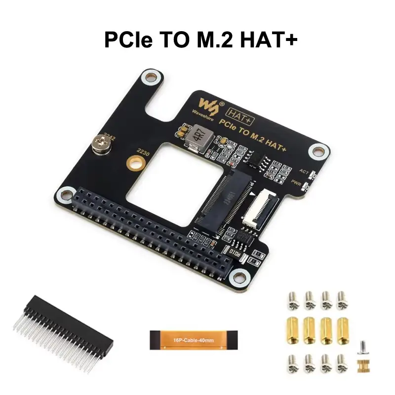 Raspberry Pi5 PCIe to M.2 NVMe SSD Adapter Board PCIe TO M.2 HAT Extension Board for Pi 5 image 9