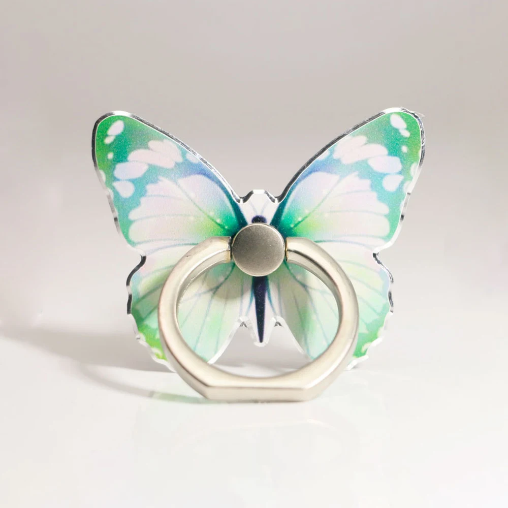 Luxury Universal Butterfly Phone Ring Holder - Elegant Adhesive Grip