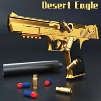 Shell Ejection Desert Eagle Soft Foam Bullet Toy Gun Airsoft Pistol Outdoor CS Weapon for Boys Girls Shooting Game Birthday Gift 1