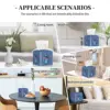 Custom Little Monster Stitch Tissue Box Cover PU Leather Square Cute Cartoon Facial Tissue Box Holder for Bathroom Toilet 5