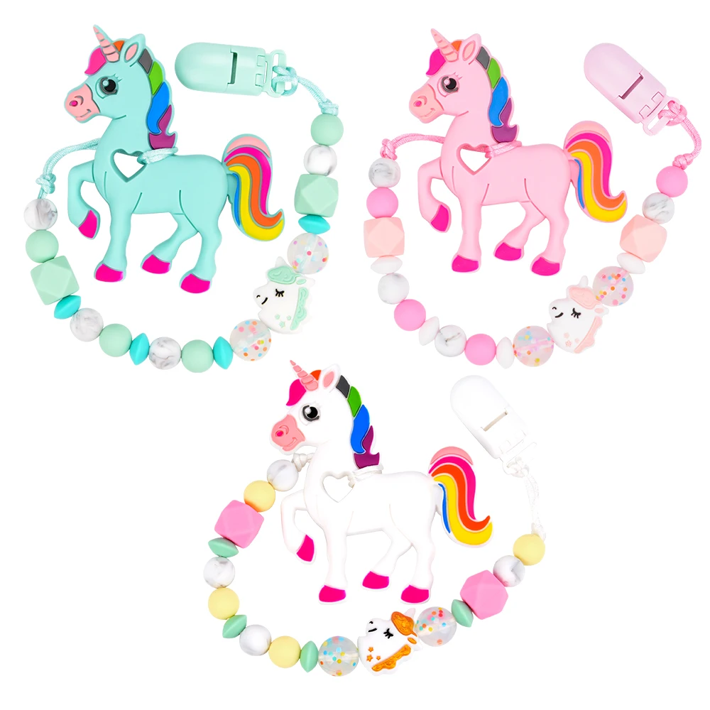 LOFCA DIY Baby Silicone Teether Koala Baby Teething Necklace Toy Cartoon Pacifier chain Clip Food Grade Silicone Beads teething toys silicone teething toys baby teething toys silicone beads silicone teether silicone teething beads pacifier clips