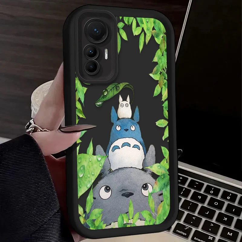 Whimsical Totoro Nature-Inspired Soft Phone Case