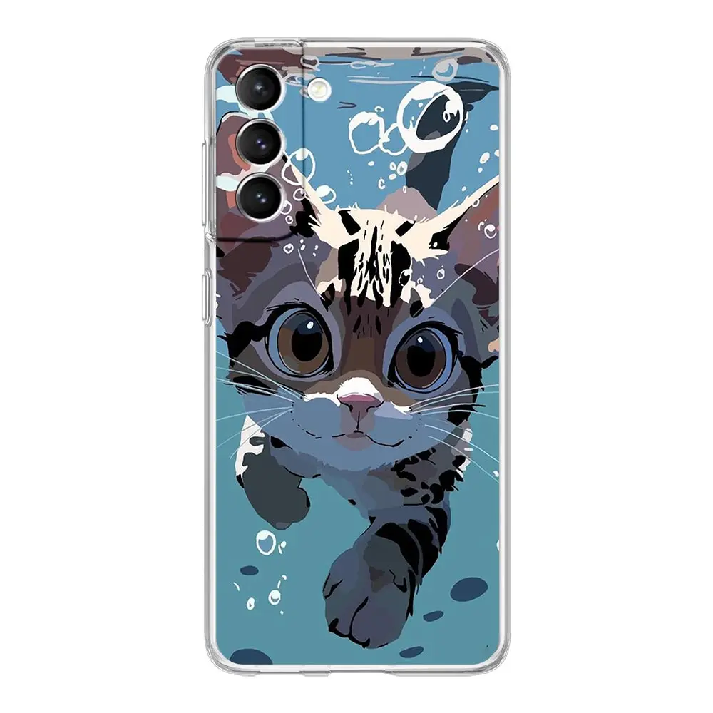 Adorable Cartoon Cat Phone Case - Ultra Plus Cover