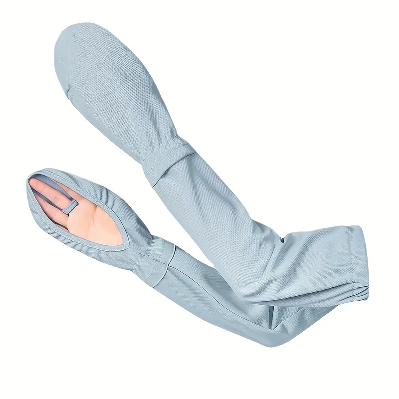 Sunscreen Arm Sleeves Ice Sleeves Large Size Ice Sleeve Gloves Women's Summer Driving Sun Protection Arm Sleeves Loose Breathable Arm Guard UV Outdoor Oversleeves