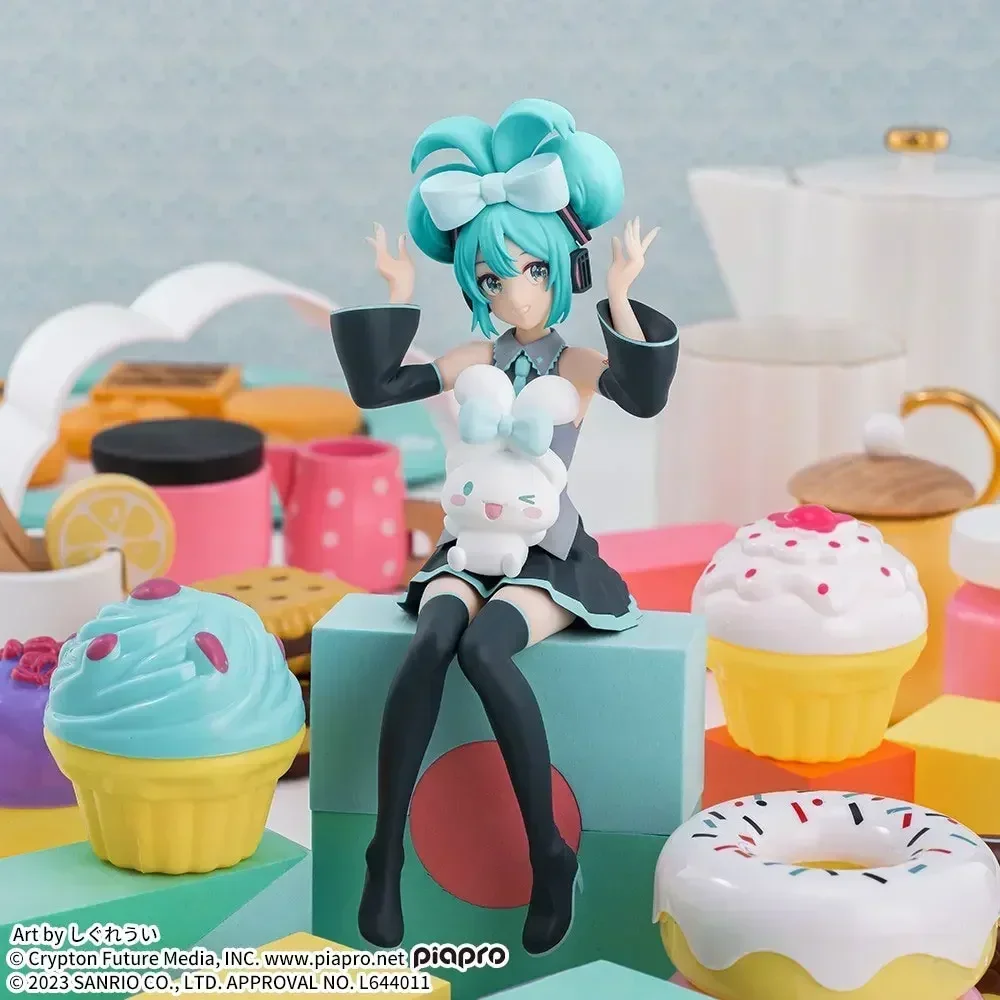 thumbnail image 1 of Periférico de anime Cinnamoroll original de Sega Hatsune Miku, modelos coleccionables, kit de garaje, decoraciones decorativas, regalos de cumpleaños, 1 of 5