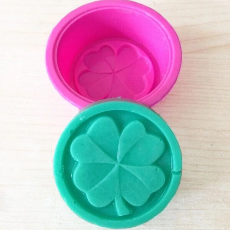 Random Color 3D Handmade DIY Silicone Mold Soap Mold Fondant Cake Decorating Tools Soap Making