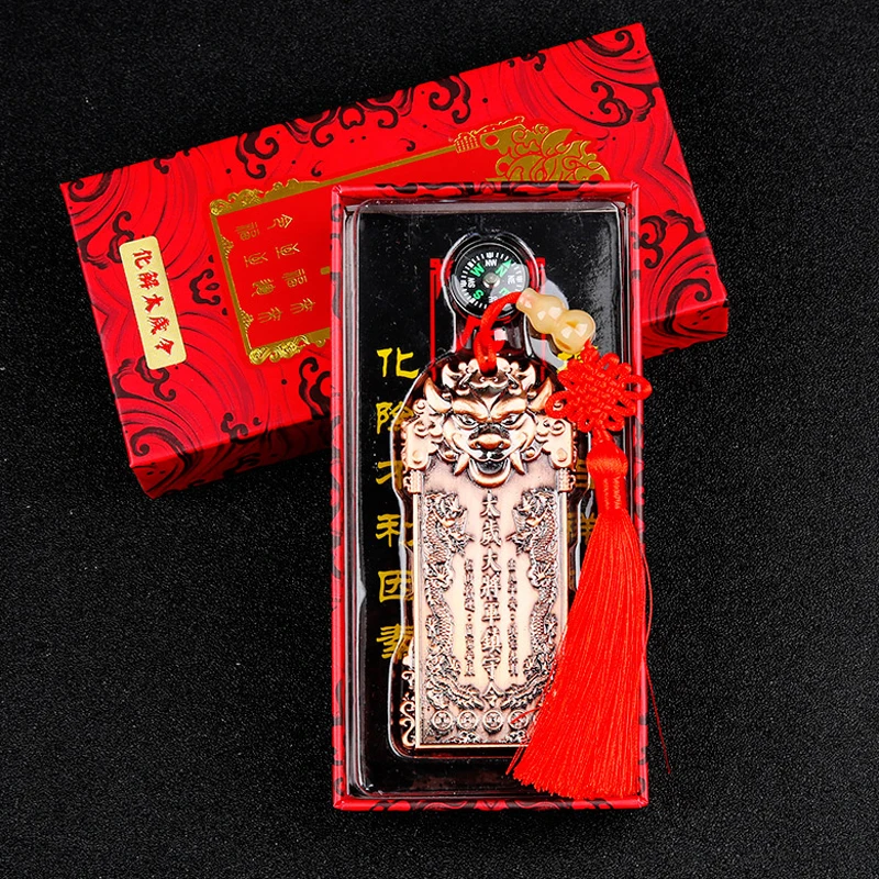 NEUE Asien Geomantischen Master Auszutreiben böse geist bringen reichtum glück Amulett alle-leistungsstarke symbol TAI SUI LING PAI talisman – Detail 7