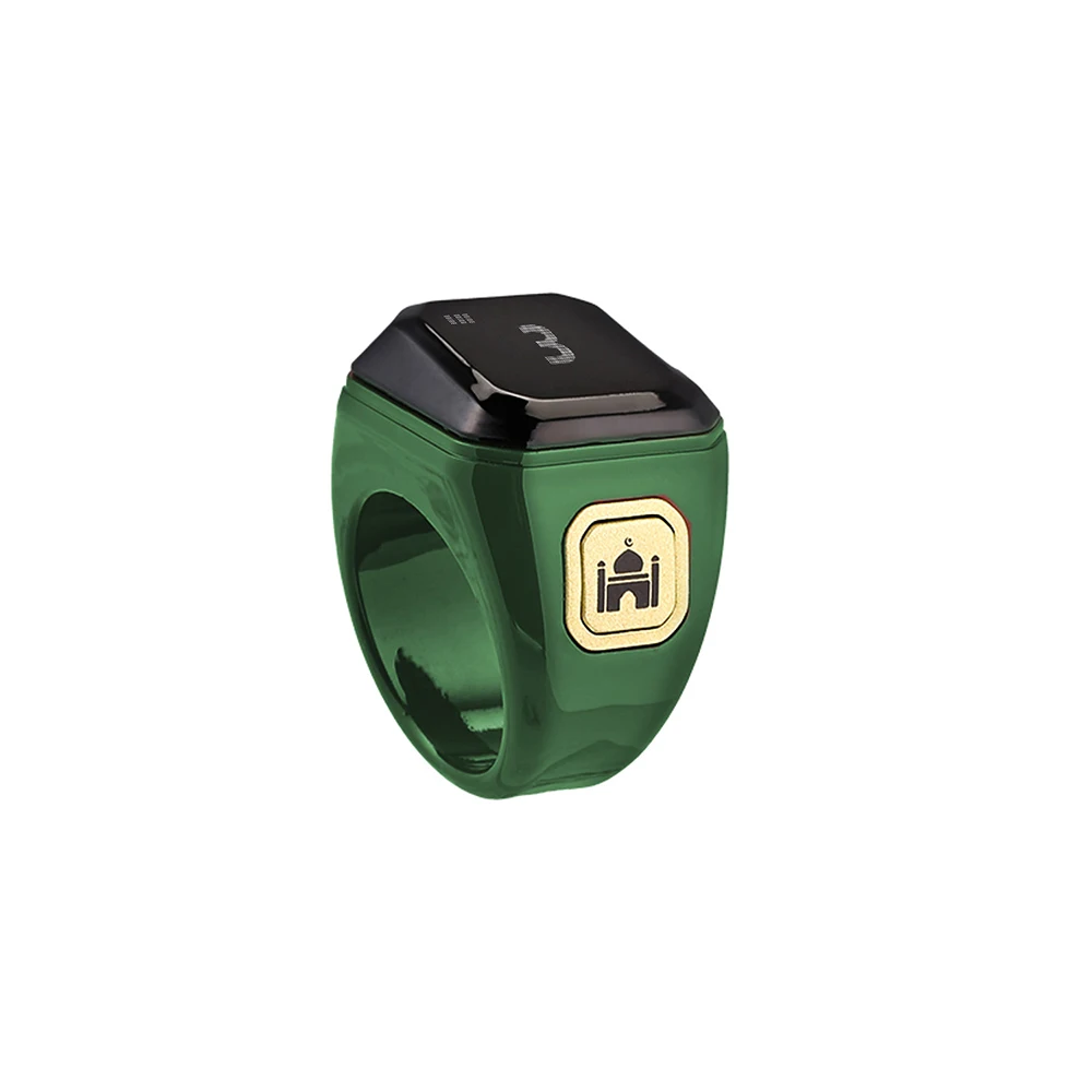 OLED Digitaler Smart Zikr-Ring mit Bluetooth-App, Tasbih-Zähler für Muslimische Gebetszeiten, Vibrationsalarm und Wecker – Detail 12