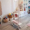INS Solid Wood Child Swing Chair Kid Hanging Set Children Hammock Toy Rocking Seat Cushion Safety Baby Room Decor 1