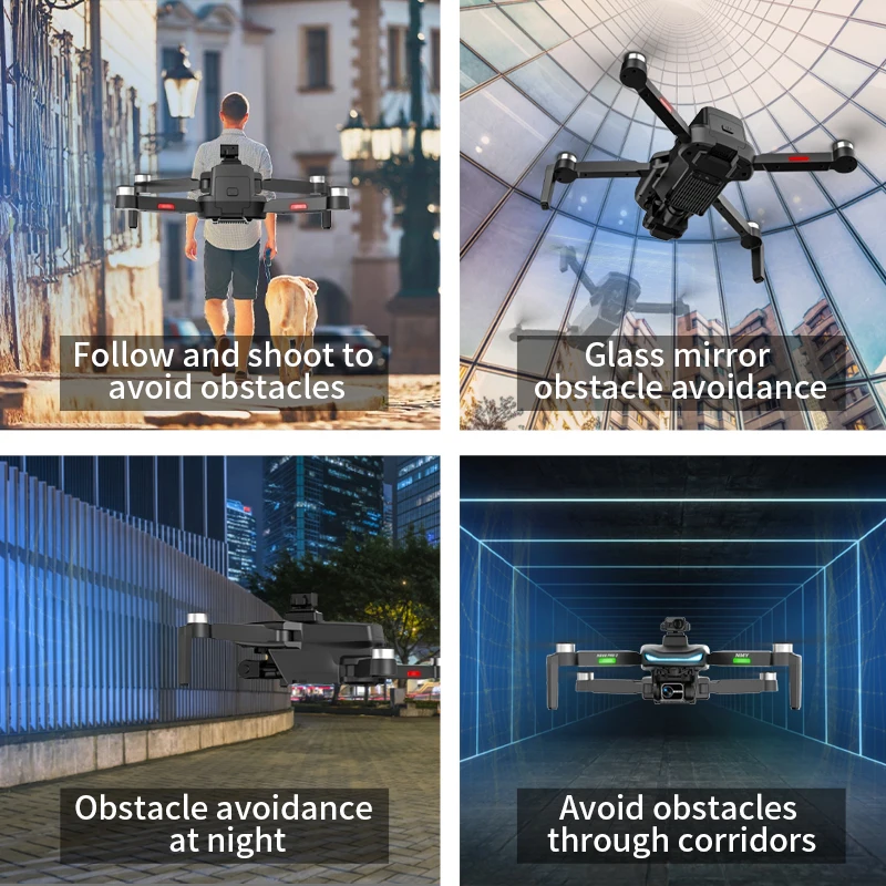 New N800 PRO 2 GPS Drone Professional 8K Camera Aerial FPV Brushless Avoiding Obstacle 3-Axis Gimbal Folding Dron RC Quadcopter