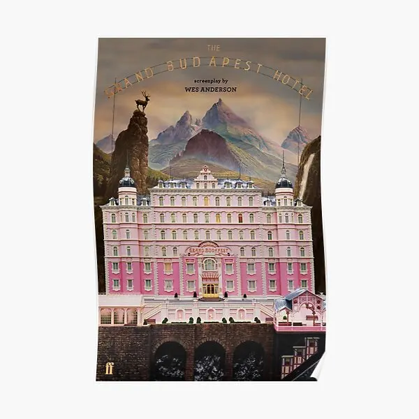 

Постер The Pink Hotel Hungaria, забавное украшение, домашний декор, художественная живопись, Современная Настенная роспись для комнаты, винтажная картина без рамки