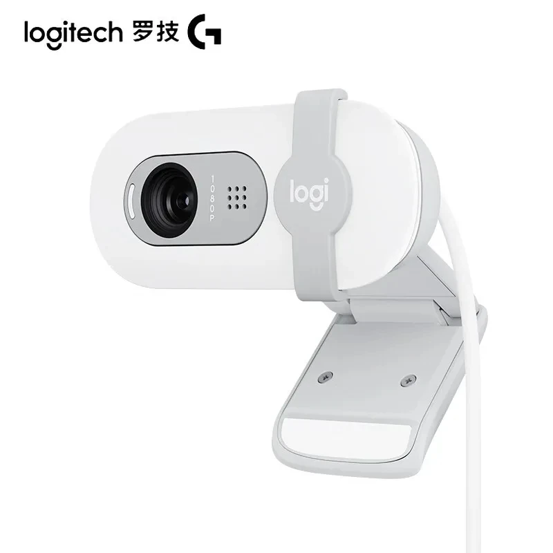 PC Webcam Logitech Brio 90 HD 1080p Automatic Light Balancing Privacy Shutter Microphone