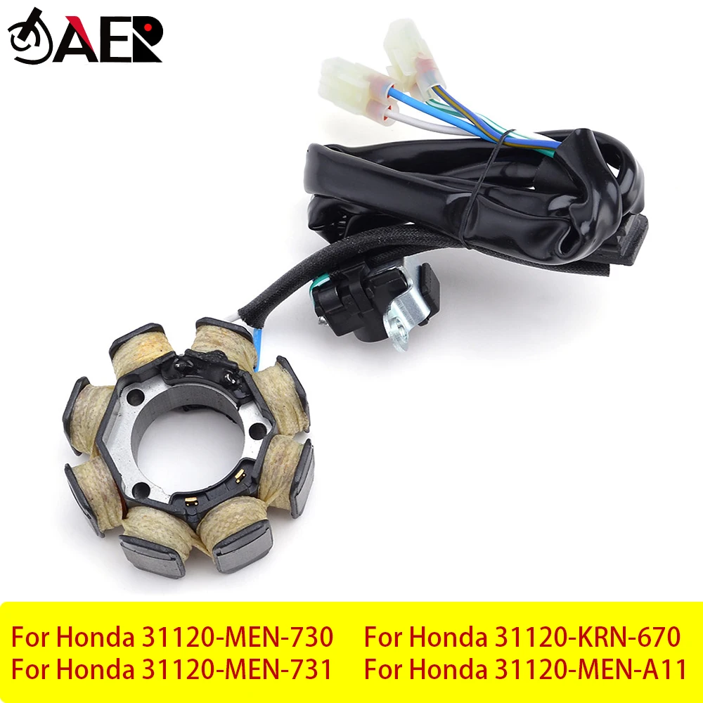 Bobina Statore Per Honda Crf250 Crf250R Crf450R Crf 250 450 R Muslimaur 31120-Men-730 31120-Men-731