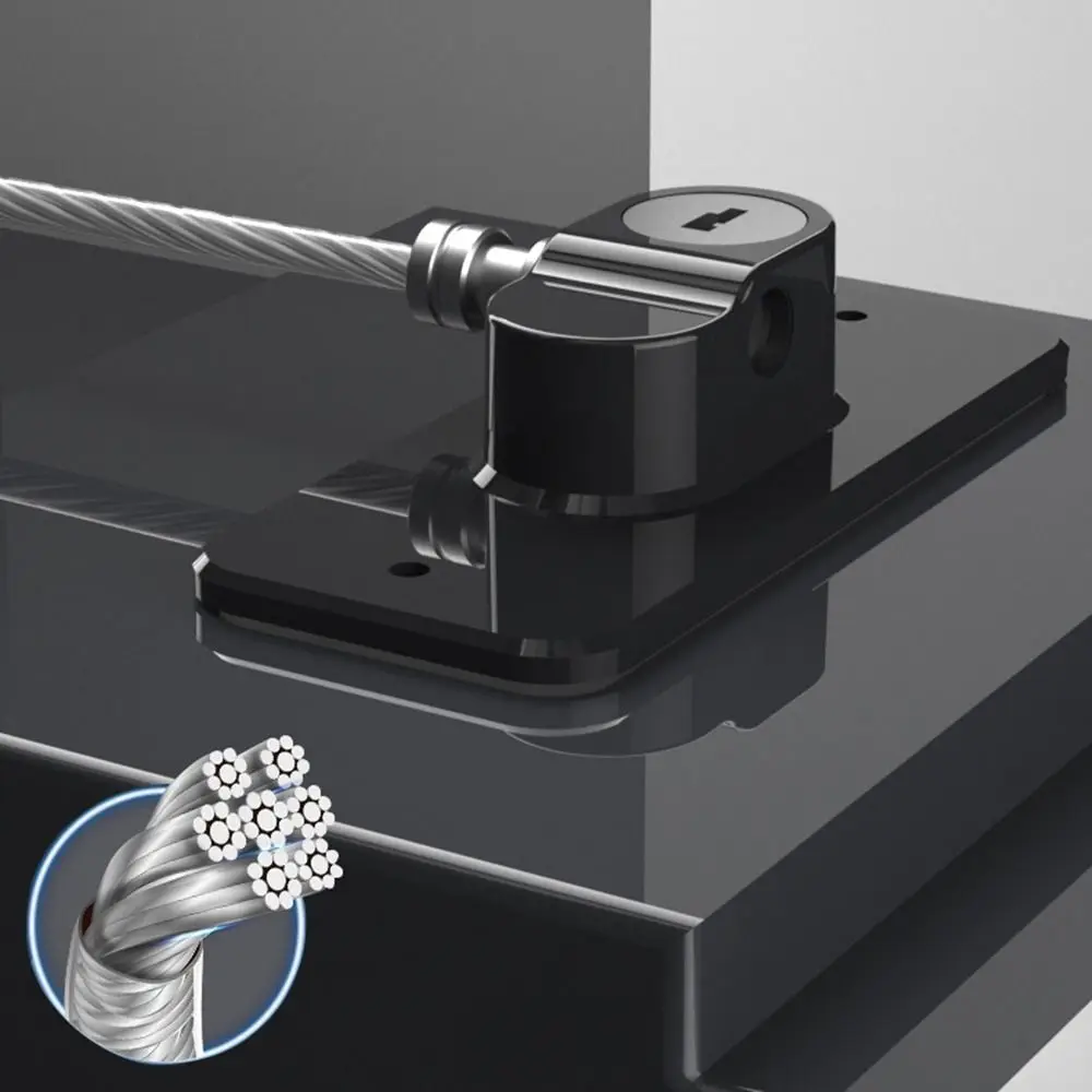 Child Safety Lock Cabinet Refrigerator Door Lock Stainless Steel Cable Protection Children Baby Home Window Lock Strong Fixation