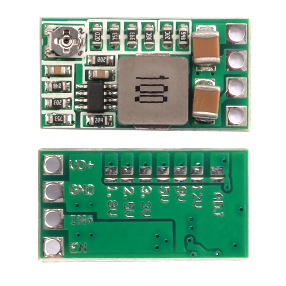 Mini DC-DC Step Down Buck Converter 4.5-24V to 0.8-17V 3A Adjustable