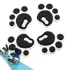 4pcs Snowboard Deck Pads High quality soft rubber material Anti-slip stickers Not easy to break deform Durable Exquisite fitting 2