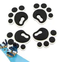 4pcs Snowboard Deck Pads High quality soft rubber material Anti-slip stickers Not easy to break deform Durable Exquisite fitting 2