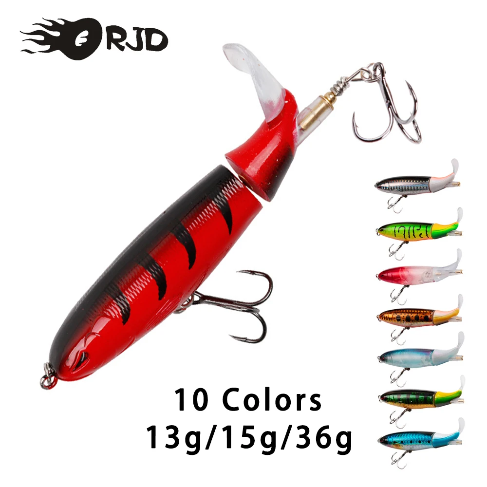 

ORJD 3pc Whopper Plopper Topwater Fishing Lure 13g 15g Floating Lure Crankbait For Carp Bass Pike Hard Baits Artificial Baits