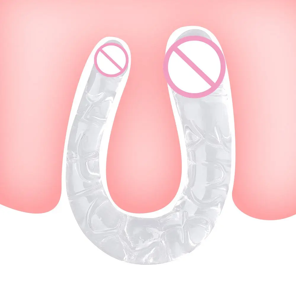 Silicone Realistic Double Anal Dildo Large Butt Plug For Women_voghion.com
