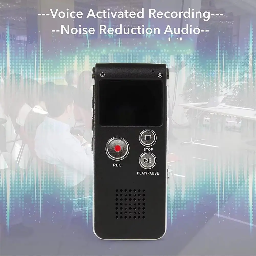 Digital EVP Ghost Hunting Recorder 8GB Voice Activated USB Paranormal Equipment Black