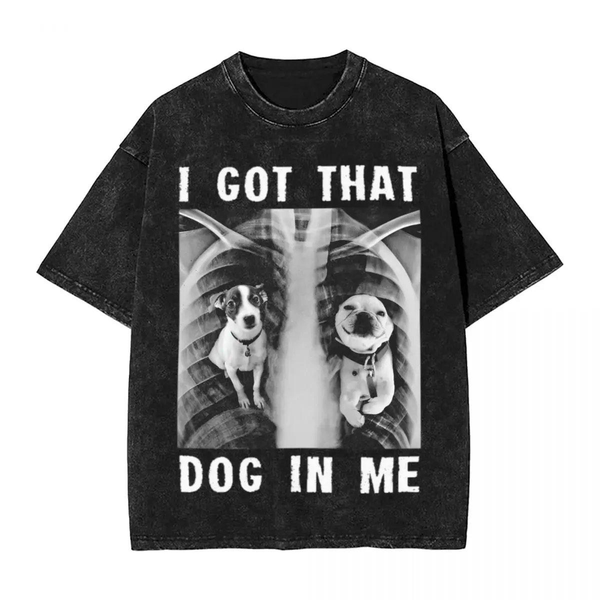 

Футболка I Got That Dog In Me мужская летняя Y2K винтажная потертая летняя забавная модная мужская одежда Харадзюку с коротким рукавом